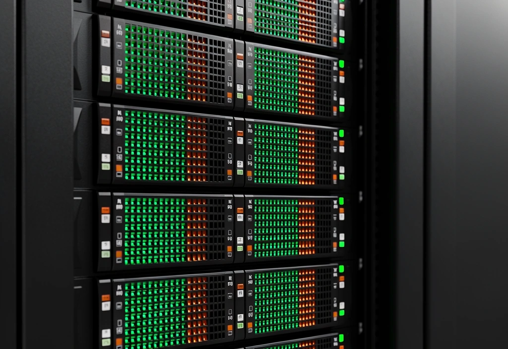 Server infrastructure representing data management